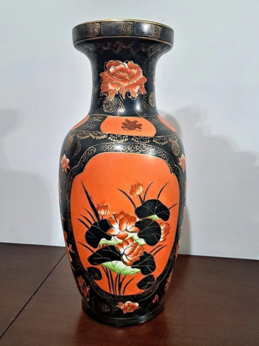 vintage Asian porcelain vase